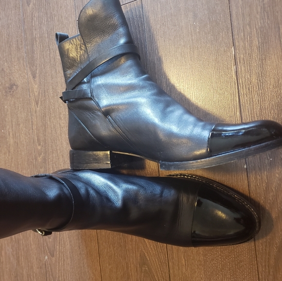 Alexander Wang Side Buckle closure Leather Boots - Picture 13 of 15